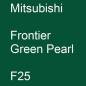 Preview: Mitsubishi, Frontier Green Pearl, F25.